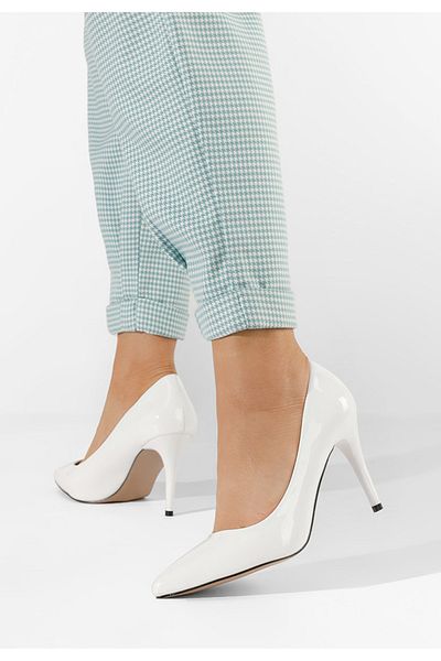 B T Shoes Paolla White Stiletto Shoes