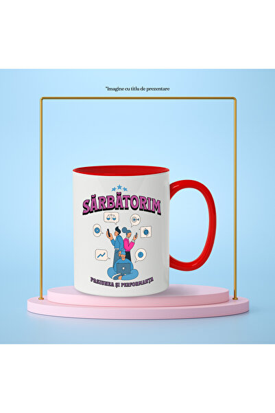 StoryGift Romania Mug Celebrating passion and performance, team work, business, 330ml, Ceramic c, Cu, STG