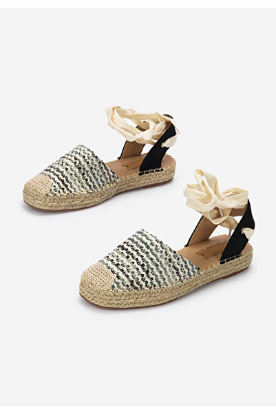 B T Shoes Šedé dámské espadrilky Pamera