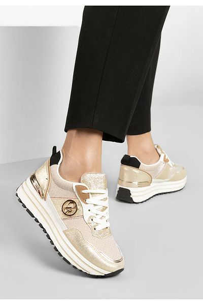 B T Shoes Sneakers Cu Platforma Lamisia Aurii