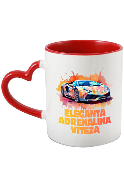 StoryGift Romania Cana Cu Mesaj Eleganta Adrenalina Viteza, Masina Sport, Mul...