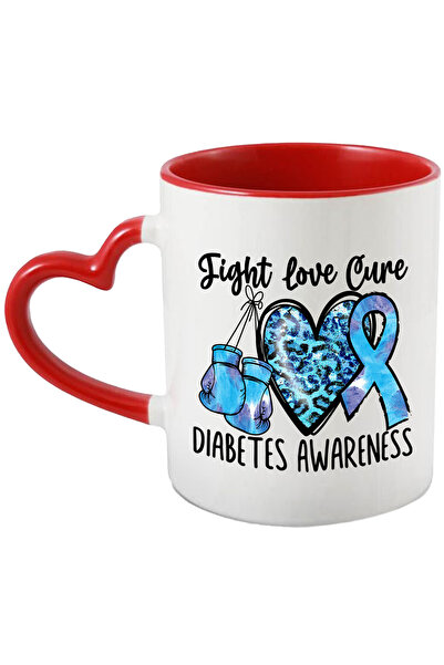 StoryGift Romania Cana Cu Mesajul "fight, Love, Cure, Awareness", Ilustratie,...