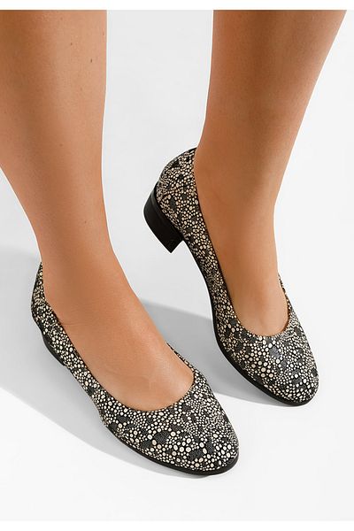 B T Shoes Montremy V10 Multicolored Low Heel Shoes