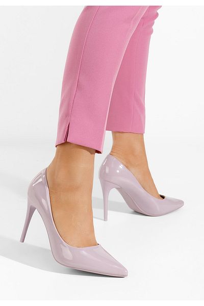 B T Shoes Pantofi Stiletto Lacuiti Melany Mov