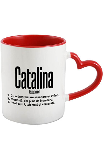 StoryGift Romania Cana Cu Numele Catalina, Si Mesaj Motivational, Determinare...
