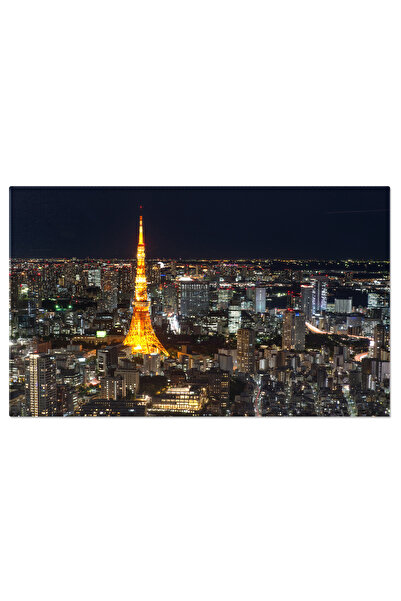 StoryGift Romania Tablou Canvas Turn Tokyo Si Skyline Pe Timp De Noapte, Japonia, Peisaj Urban 4671