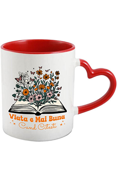 StoryGift Romania Cana Cu Carte Deschisa Plante Colorate Crescand Educatie De...