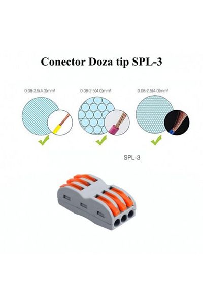 CLASSLIGHTS Conector mufă 5+5 poli, ElectroAZ