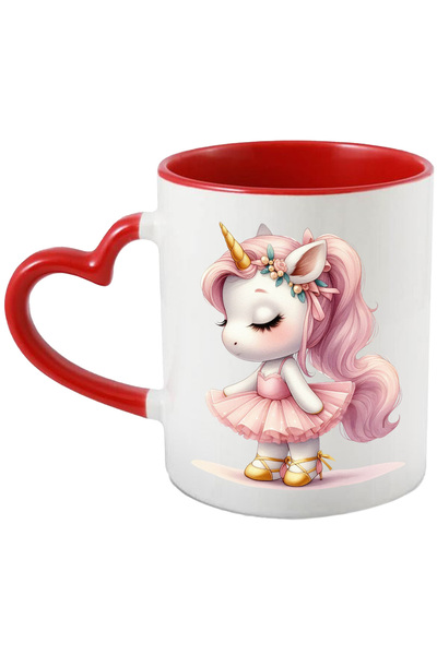 StoryGift Romania Cana Cu Un Unicorn Pregatit Sa Danseze, Balet, Ilustratie, ...