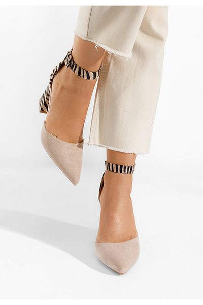 B T Shoes Pantofi Cu Bareta Freya Zebra