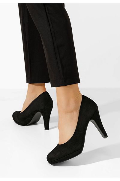 B T Shoes Pantofi Cu Toc Shalisa V2 Negri