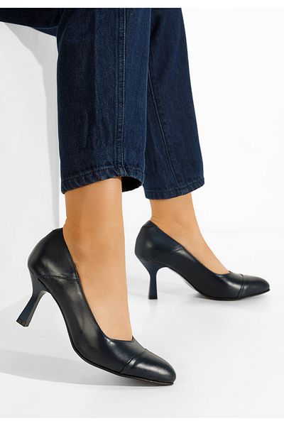 B T Shoes Pantofi Cu Toc Colie Navy