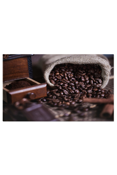 StoryGift Romania Tablou Canvas: Moara De Cafea Si Boabe De Cafea