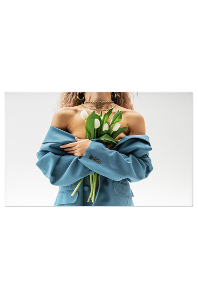StoryGift Romania Tablou Canvas - Frumusetea Primaverii - O Femeie In Stil