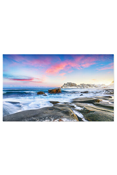 StoryGift Romania Tablou Canvas Peisaj De Iarna Uimitor Cu Copaci De Brad In ...