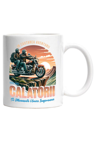 StoryGift Romania Cana Cu Cuplu Pe Motociclet Calatorie View Montan Romantic ...