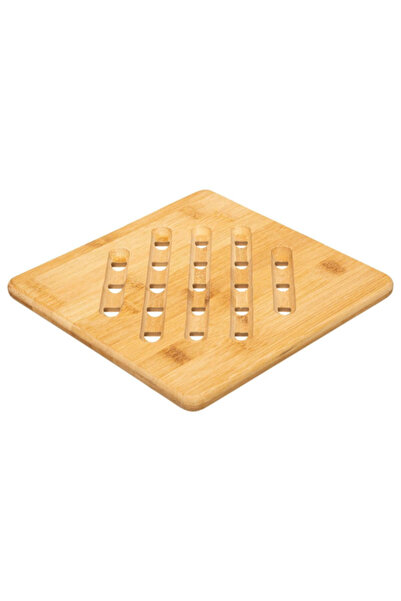 Five Simply Smart Square Shaped Durable Bamboo Table Mat 20 x 20 cm