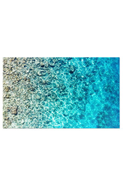 StoryGift Romania Tablou Canvas Marea Mediterana, Vedere Aeriala Peisaj Marin...