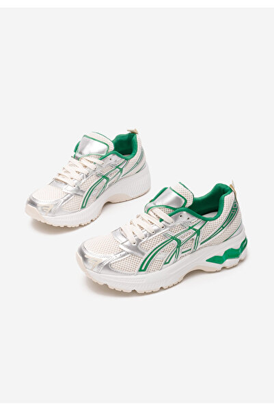 B T Shoes Zelené dámské tenisky Teyanna