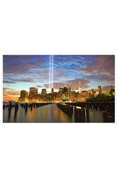 StoryGift Romania Tablou Canvas - Comemorare 9/11 - Amintire Si Luminite Alba...