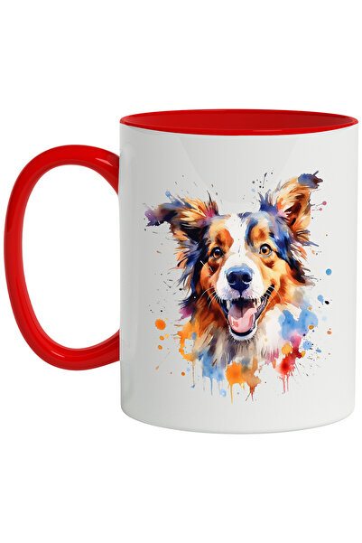 StoryGift Romania Cana Cu Catel, Vopsea, Stropi, Animal De Companie, Multicol...