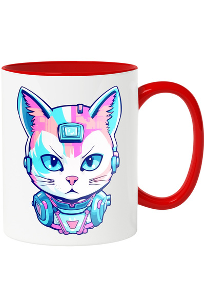 StoryGift Romania Cana Cu Pisica Robot, Tehnologie, Fantastic, Sf, Iubitorii ...