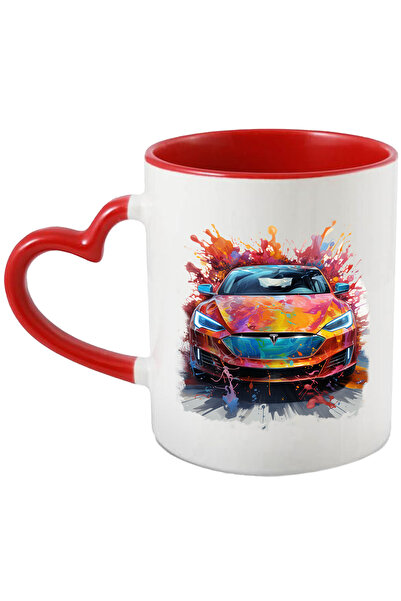 StoryGift Romania Cana Cu Tesla, Sosea, Splash, Vopsea, Masina, Multicolor 33...