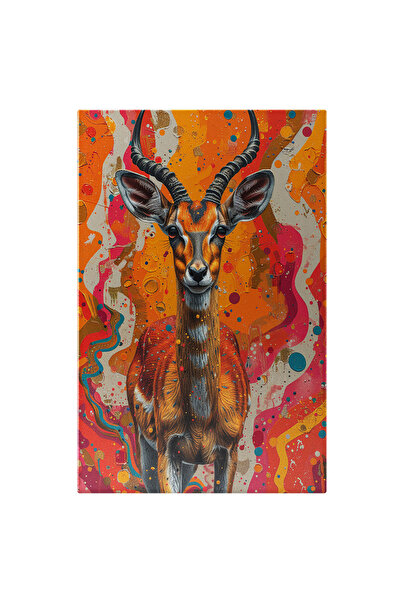 StoryGift Romania Tablou Canvas: Călătoria Căprioarei Într- O Lume A Culorilo...