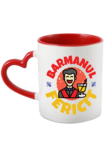 StoryGift Romania Cana Cu Barbat Animatie Vesel Cu Pahar Bautura Text In Limb...