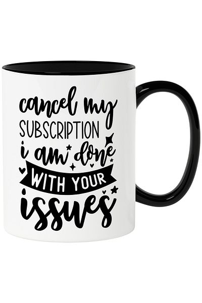 StoryGift Romania Mug for those who are fed up with their girlfriends' problems with Black Handle, With Handle