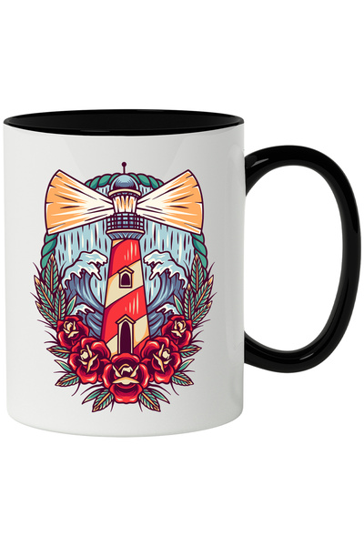 StoryGift Romania Cana Cu Far, Valuri, Ploaie, Lumina, Flori, Frunze, Franghi...