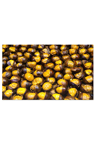 StoryGift Romania Tablou Canvas Castane Rumene La Targ, Castane, Prajite, Man...