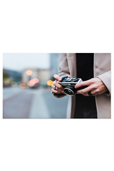 StoryGift Romania Tablou Canvas - Pasiunea Fotografiei: Tanar Capturand Momen...