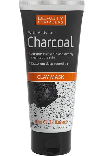 BEAUTY FORMULAS Beauty Formulas With Activated Charcoal Clay Mask 100 Milliliters