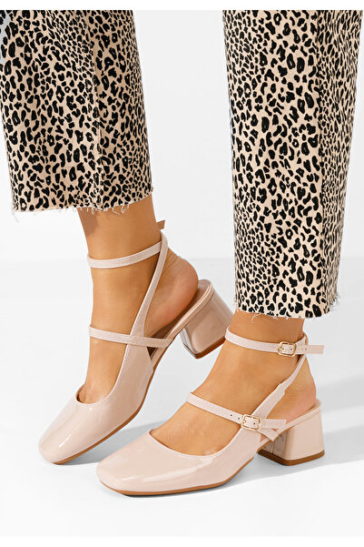 B T Shoes Γοβες Linares μπεζ