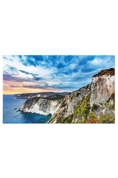 StoryGift Romania Tablou Canvas: Asfintit La Keri Cliffs - Vara In Ionian