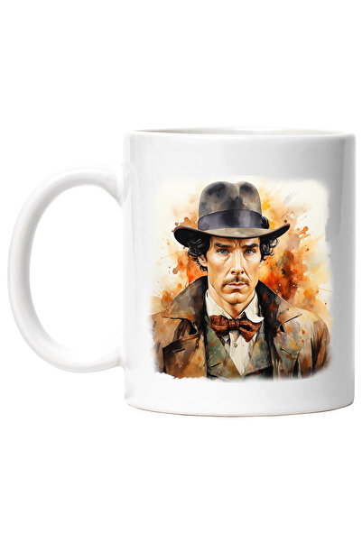 StoryGift Romania Cana Cu Benedict Cumberbatch, Sherlock, Seriale Tv, Detectiv, Multicolor 330 Ml,, Cu ,stg