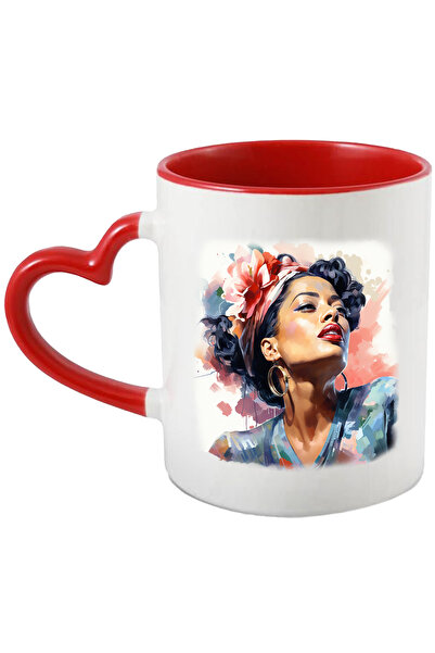StoryGift Romania Cana Cu Rihanna, Cantareata, Artist, Muzician, Vedeta, Multicolor 330 Ml, Cerami, Cu ,stg