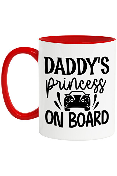 StoryGift Romania Cana Cu O Masina Si Textul "daddy's Princess On Board" - Pr...