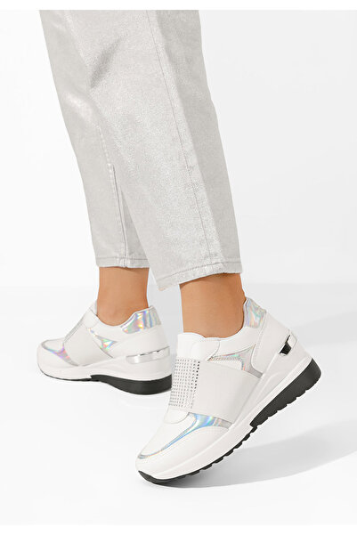 B T Shoes Sneakers με πλατφόρμα Valesca λευκά