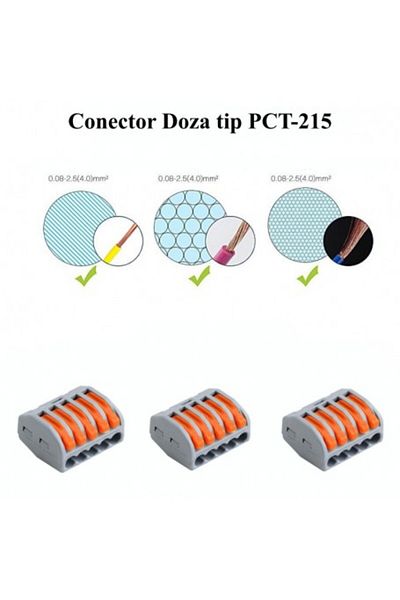 CLASSLIGHTS Conector rapid cu 5 poli, Electroaz