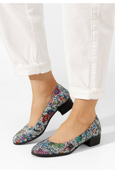 B T Shoes Montremy V7 Women's Natural Leather Shoes Multicolored