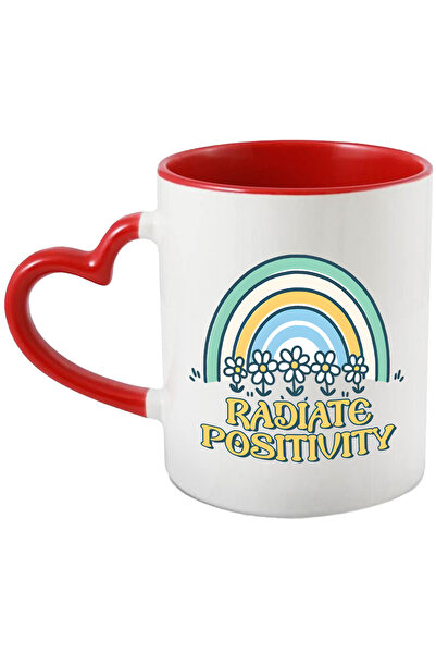 StoryGift Romania Cana Cu Mesajul "radiate Positivity", Ilustratie, Motivatio...