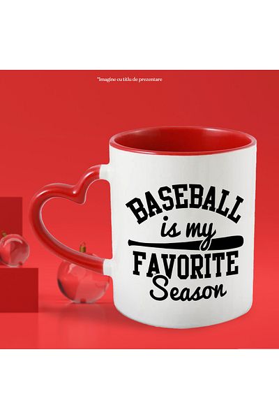 StoryGift Romania Mug with a baseball bat for fans of this sport - message in English, With ,STG.
