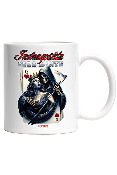 StoryGift Romania Cana Moarte Cu Coasa Indragostita De Femeie Frumoasa Text D...