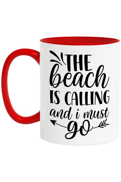 StoryGift Romania Cana Cu Mesajul "the Beach Is Calling And I Must Go" - Plaj...