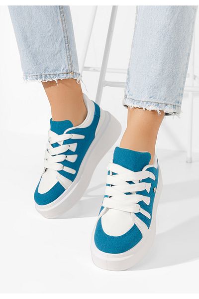B T Shoes Sneakers Cu Platformă Cassatia Albastri