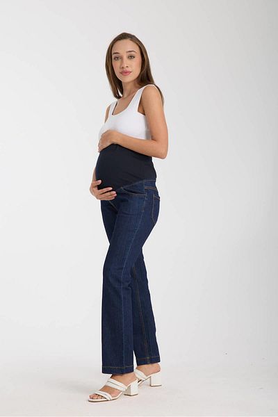 LİYACA PANTALONI DE BLUGI DE MATERNITATE MOM FIT AJUSTABLE CU BANDA ABDOMINALA ELASTICA