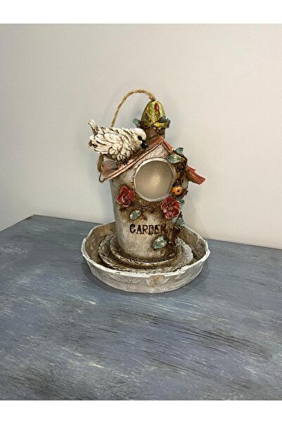 Gardenya Kuş Evi ( Polyester ) Dekoratif Obje