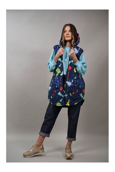 FASHIONLAND Vest - Blue